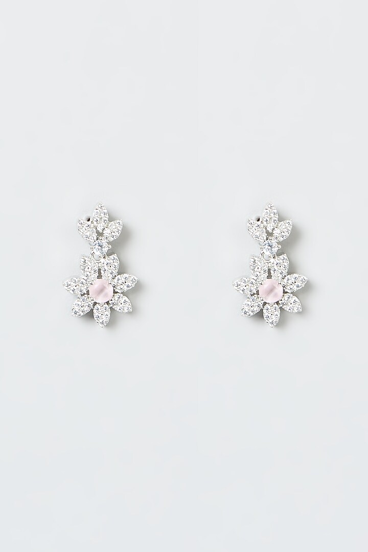 White Finish Zircon Necklace Set by Aster at Pernia's Pop Up Shop