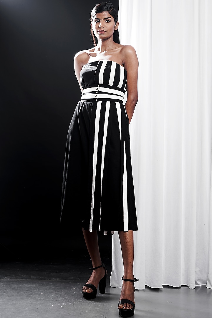Black & White Off-Shoulder Dress by ATBW | All Things Black & White