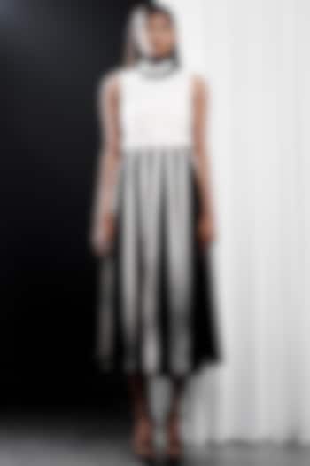 Black & White Khadi Cotton Skirt by ATBW | All Things Black & White