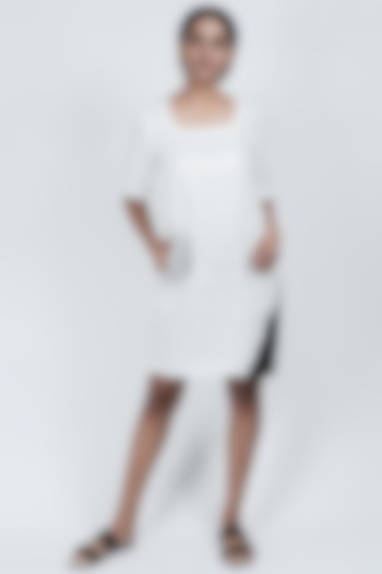 White Cotton Mini Summer Dress by ATBW | All Things Black & White at Pernia's Pop Up Shop