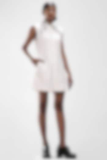 White Cotton Summer Shirt Dress by ATBW | All Things Black & White at Pernia's Pop Up Shop