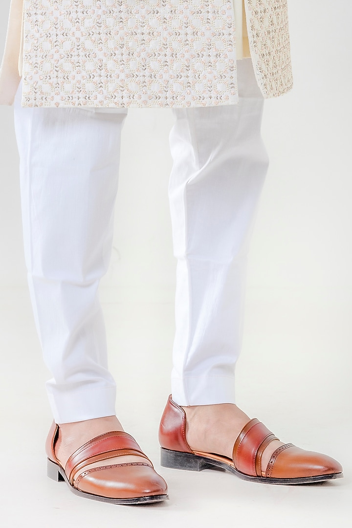 Ivory Silk Embellished Groom Sherwani Set by Amrit Dawani at Pernia's Pop Up Shop