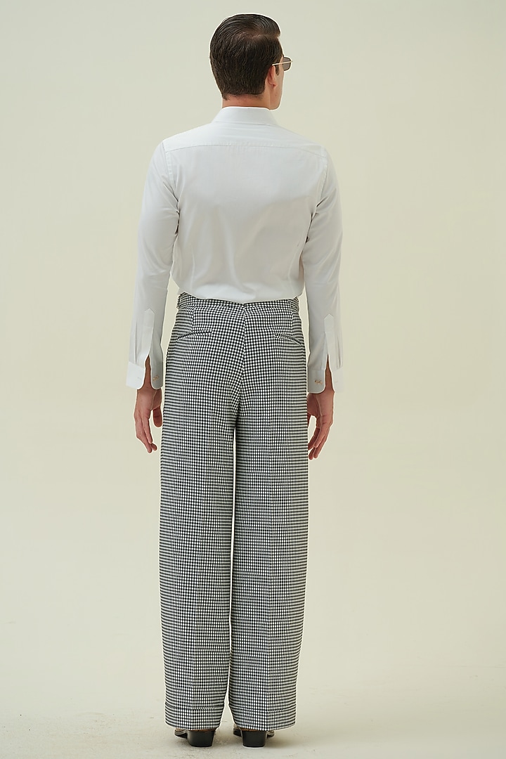 White Cotton Embroidered Party Wear Shirt by Amrit Dawani at Pernia's Pop Up Shop
