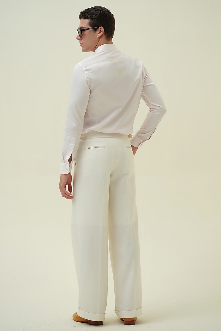 Soft Pink Cotton Thread Embroidered Party Wear Shirt by Amrit Dawani at Pernia's Pop Up Shop