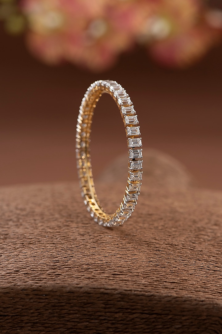 Silver Finish Bangle In Sterling Silver by Auraa Trends Silver Jewellery at Pernia's Pop Up Shop