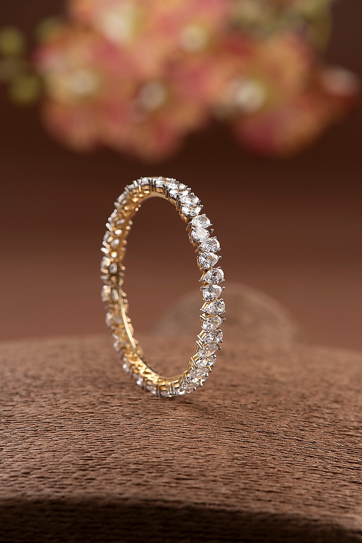 Silver Finish Bangle In Sterling Silver by Auraa Trends Silver Jewellery at Pernia's Pop Up Shop