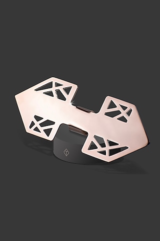 Rose Gold Stainless Steel Bow Tie by ATVER