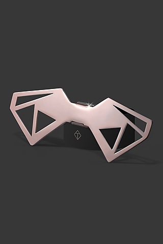 Rose Gold Stainless Steel Bow Tie by ATVER