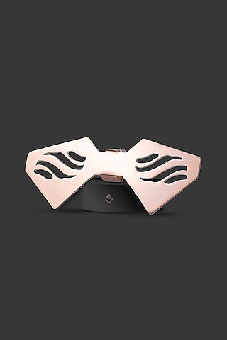 Rose Gold Stainless Steel Bow Tie by ATVER