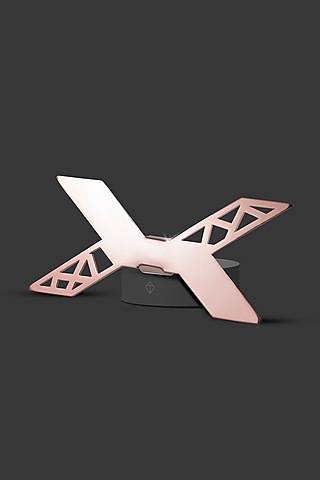 Rose Gold Stainless Steel Bow Tie by ATVER