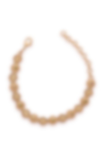 Gold Plated Green Jade & Labradorite Stone Bracelet by Aulerth X JJV by JJ Valaya at Pernia's Pop Up Shop