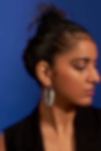 Gold Plated Morning Star Hoop Earrings by Aulerth X Shivan & Narresh at Pernia's Pop Up Shop