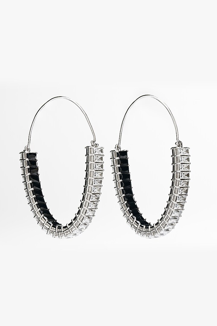 Gold Plated Morning Star Hoop Earrings by Aulerth X Shivan & Narresh at Pernia's Pop Up Shop