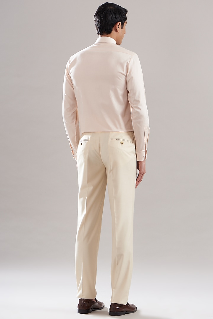 Powder Pink Egyptian Giza Cotton Summer Shirt by ASUKA at Pernia's Pop Up Shop