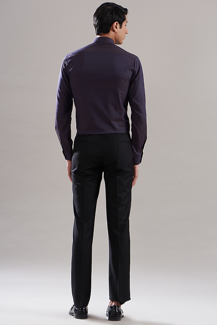 Purple Egyptian Giza Cotton Summer Shirt by ASUKA at Pernia's Pop Up Shop