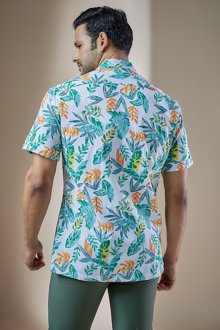 Multi-Colored Cotton Printed Summer Shirt by ASUKA at Pernia's Pop Up Shop