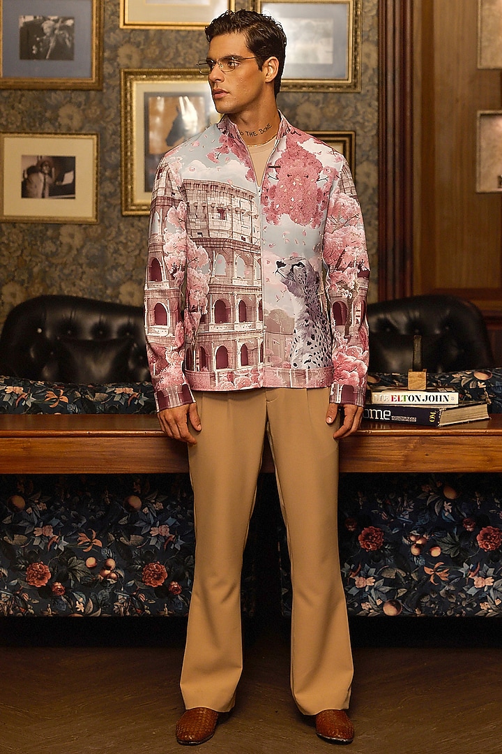 Multi-Colored Tigene Fabric Printed Shacket by ASUKA at Pernia's Pop Up Shop