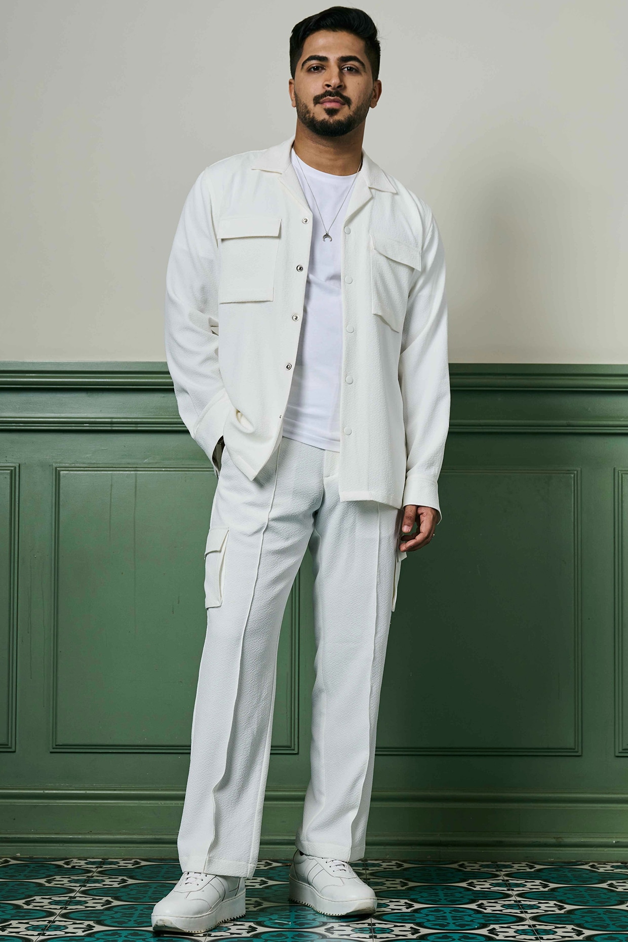 Buy White Jumpsuit For Party Wear for men Online from Indian Designers 2024