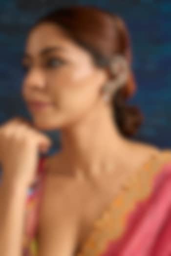 Gold Finish Kundan Polki Earcuffs by Auraa Trends at Pernia's Pop Up Shop