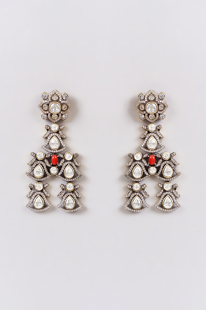 White Finish Multi-Colored Zircon Layered Necklace Set by Aura Trends at Pernia's Pop Up Shop