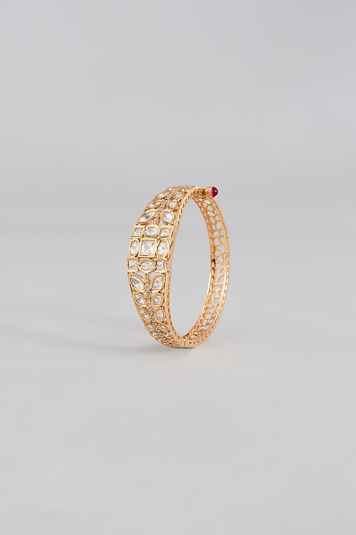 Gold Finish Crystal Bracelet by Aura Trends at Pernia's Pop Up Shop
