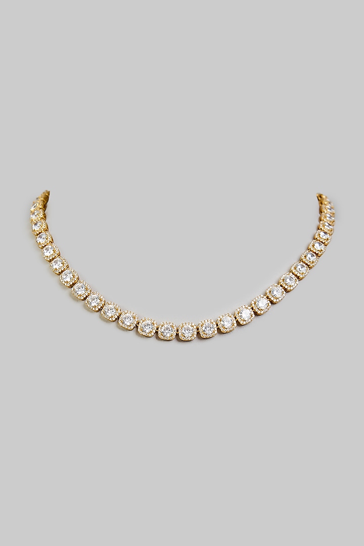 Gold Finish Pearl Necklace by Aura Trends at Pernia's Pop Up Shop