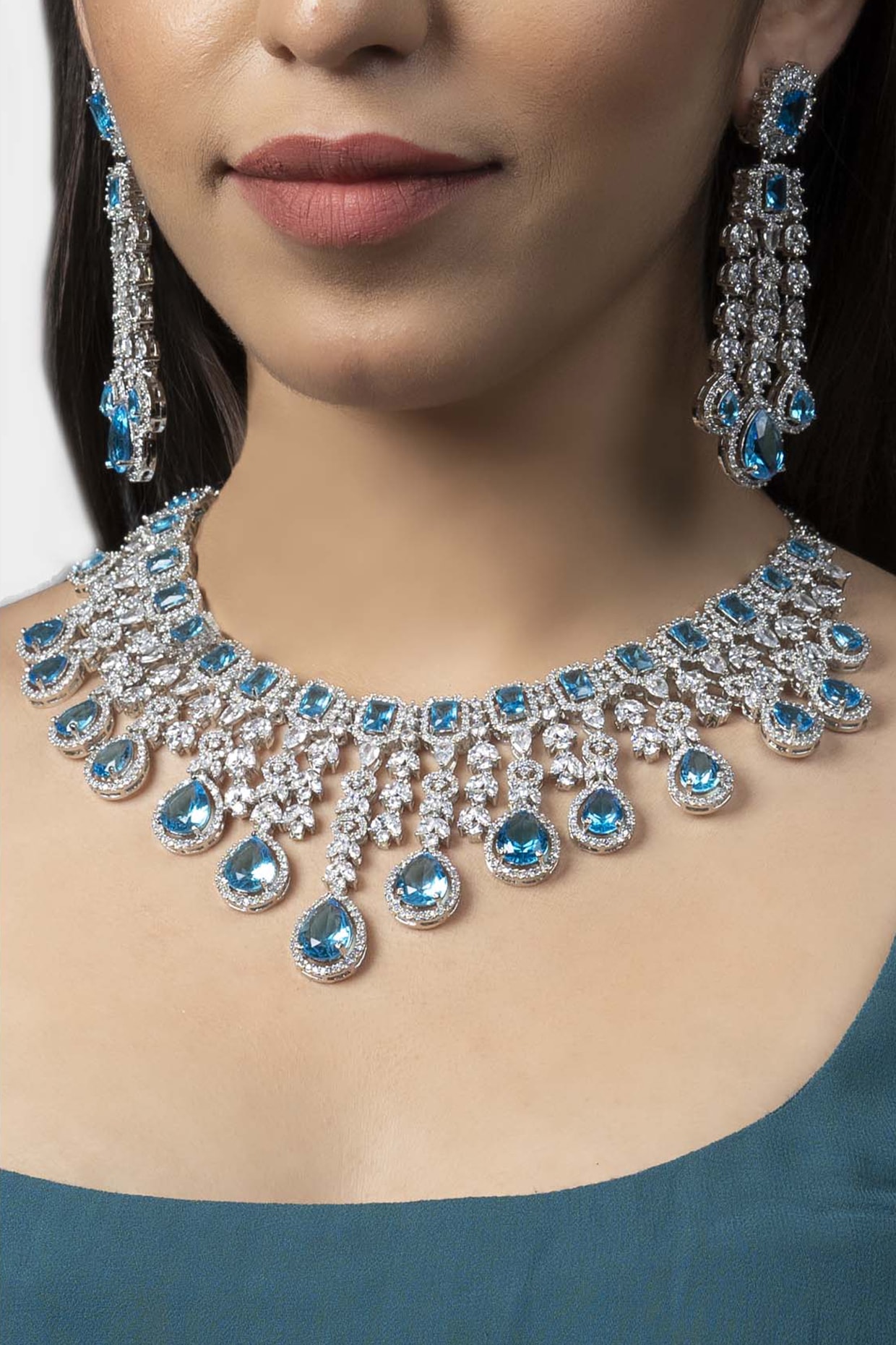 Vintage Chinese Blue & White Porcelain Bead Necklace – Fetheray