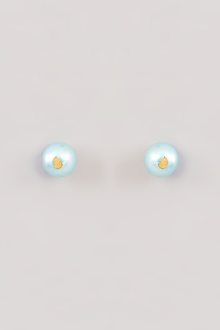 Gold Finish Pearl Necklace Set by Aura Trends at Pernia's Pop Up Shop