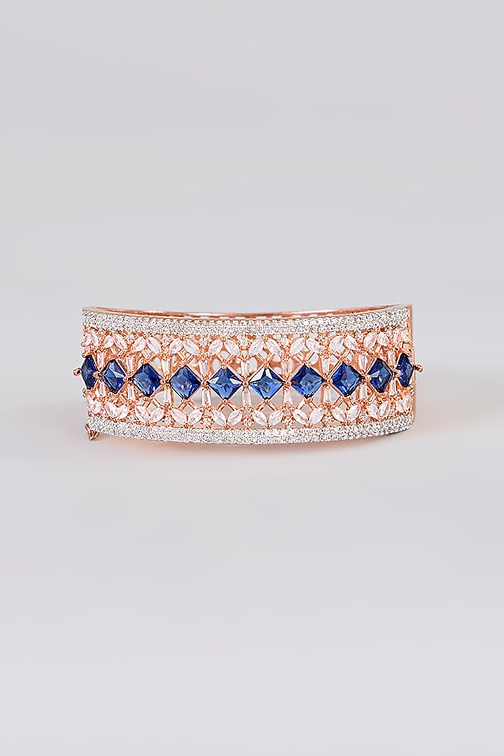White Finish Zircon Bracelet by Aura Trends at Pernia's Pop Up Shop
