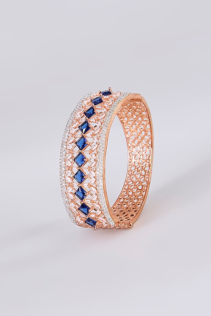White Finish Zircon Bracelet by Aura Trends at Pernia's Pop Up Shop