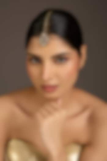 Victorian Finish Kundan Polki Maangtikka by Aura Trends at Pernia's Pop Up Shop
