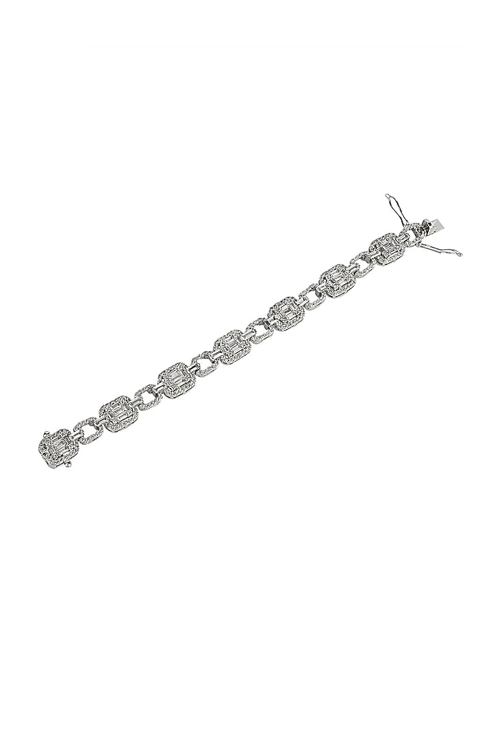Silver Finish Bracelet In Alloy by Aura Trends at Pernia's Pop Up Shop