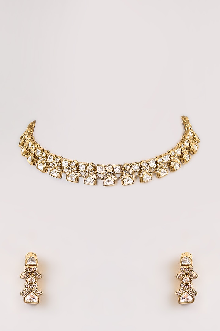 Two-Tone Finish Necklace Set by Aura Trends at Pernia's Pop Up Shop