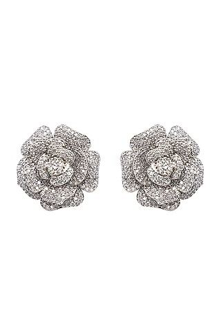 Chanel CC Gripoix Heart Glass Pearl Earrings