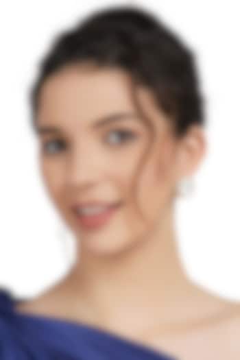 Gold Plated Kundan Polki Stud Earrings by Auraa Trends at Pernia's Pop Up Shop