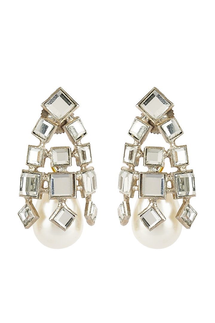 Gold Plated Stud Earrings by Aura Trends at Pernia's Pop Up Shop
