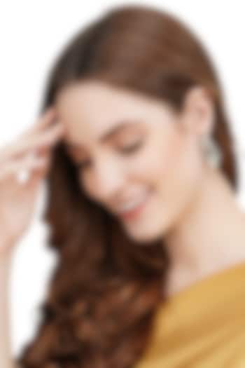 Gold Plated Stud Earrings by Auraa Trends at Pernia's Pop Up Shop