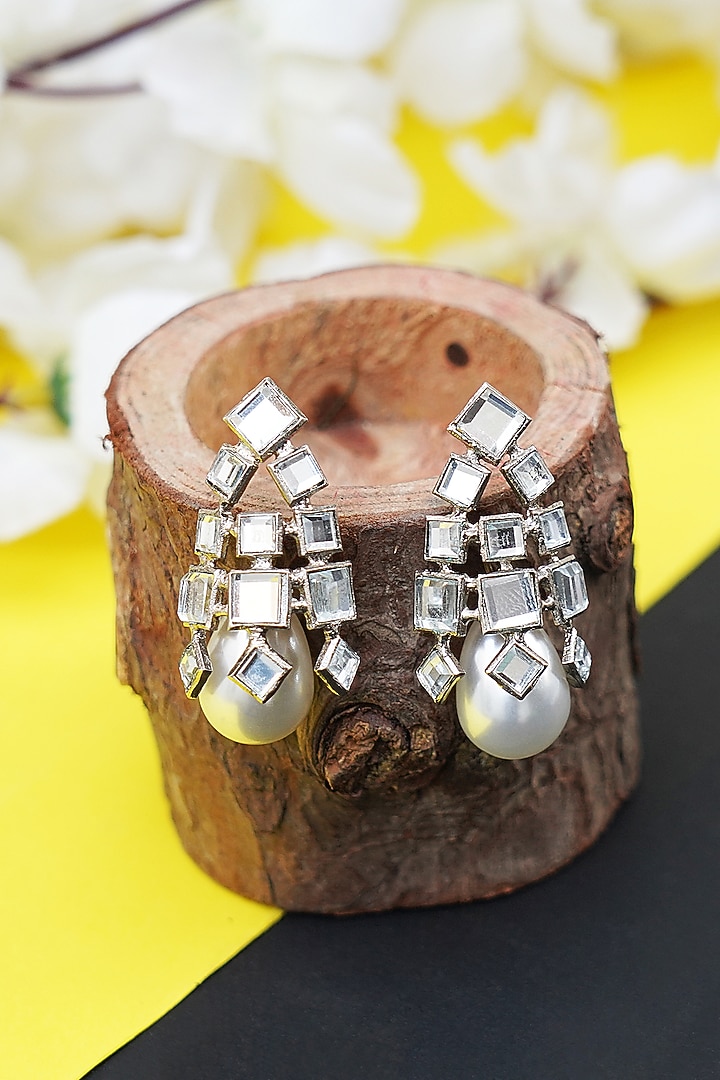 Gold Plated Stud Earrings by Aura Trends at Pernia's Pop Up Shop