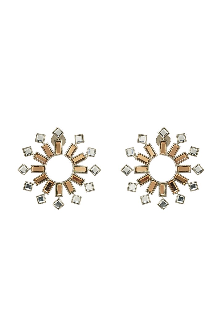 Gold Plated Kundan Polki Earrings by Aura Trends at Pernia's Pop Up Shop