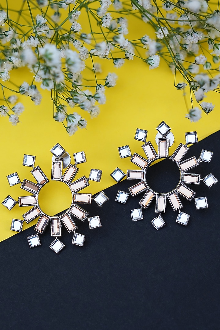 Gold Plated Kundan Polki Earrings by Aura Trends at Pernia's Pop Up Shop