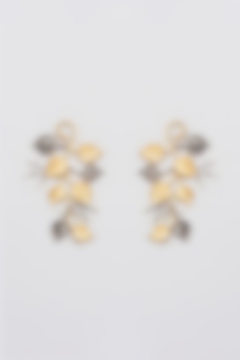 Gold Plated Pearl Dangler Earrings by Auraa Trends at Pernia's Pop Up Shop