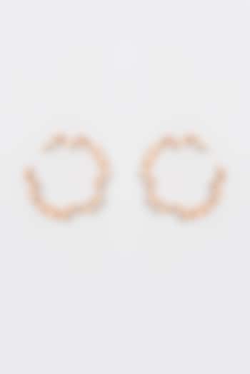 Gold Plated Hoop Earrings by Auraa Trends at Pernia's Pop Up Shop