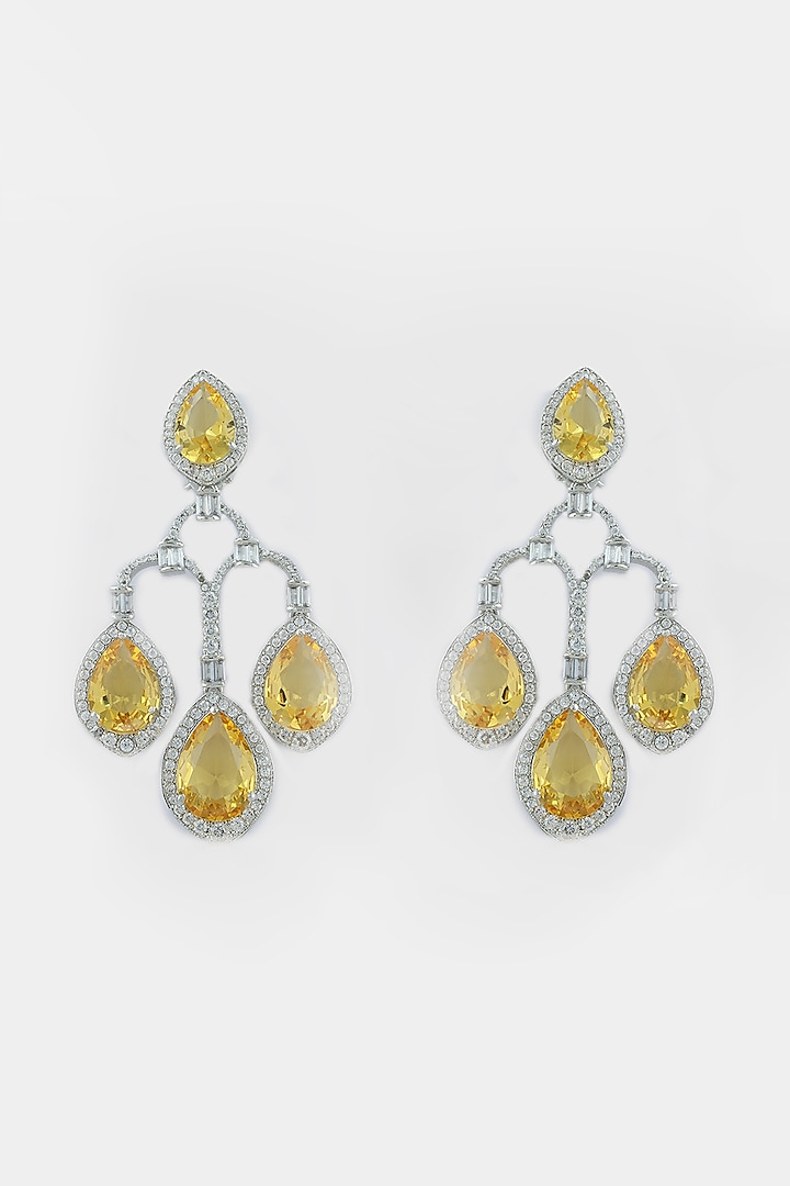 Gold Plated Diamond Necklace Set by Aura Trends at Pernia's Pop Up Shop