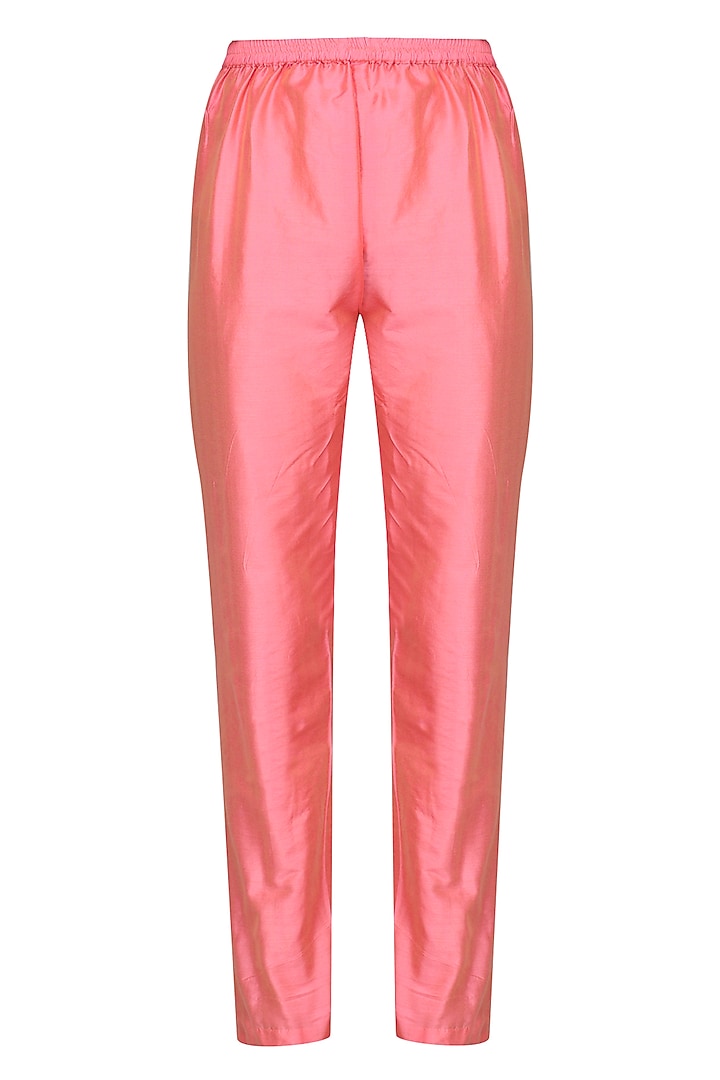 Pink embroidered tunic with pants available only at Pernia's Pop Up Shop.