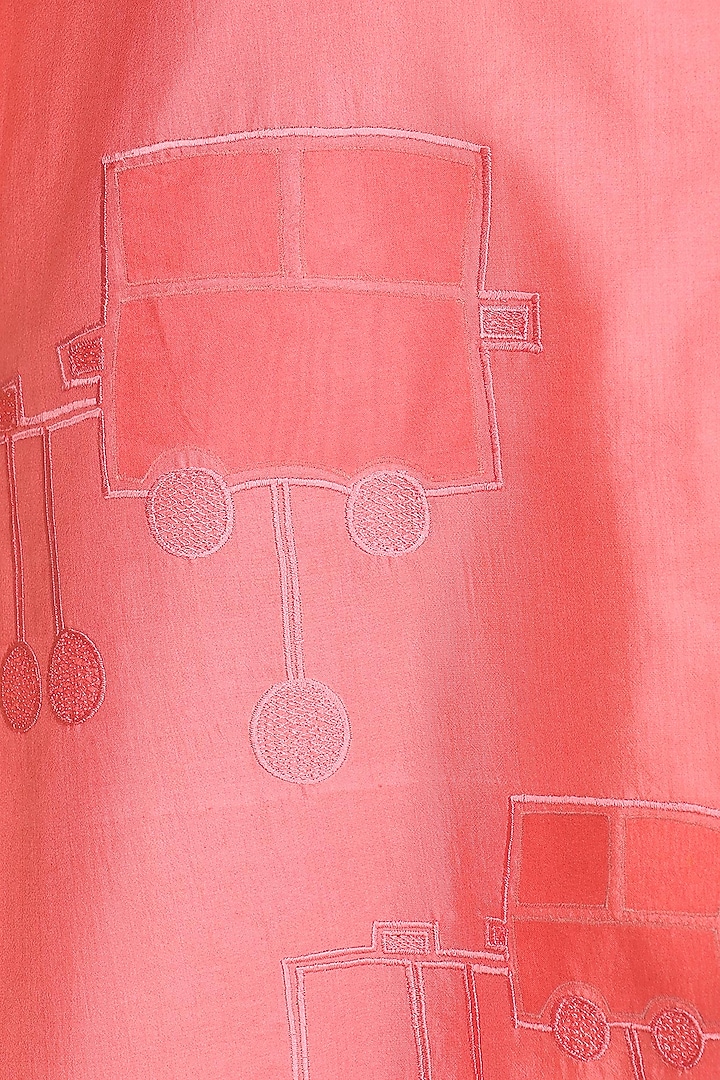 Pink embroidered tunic with pants available only at Pernia's Pop Up Shop.