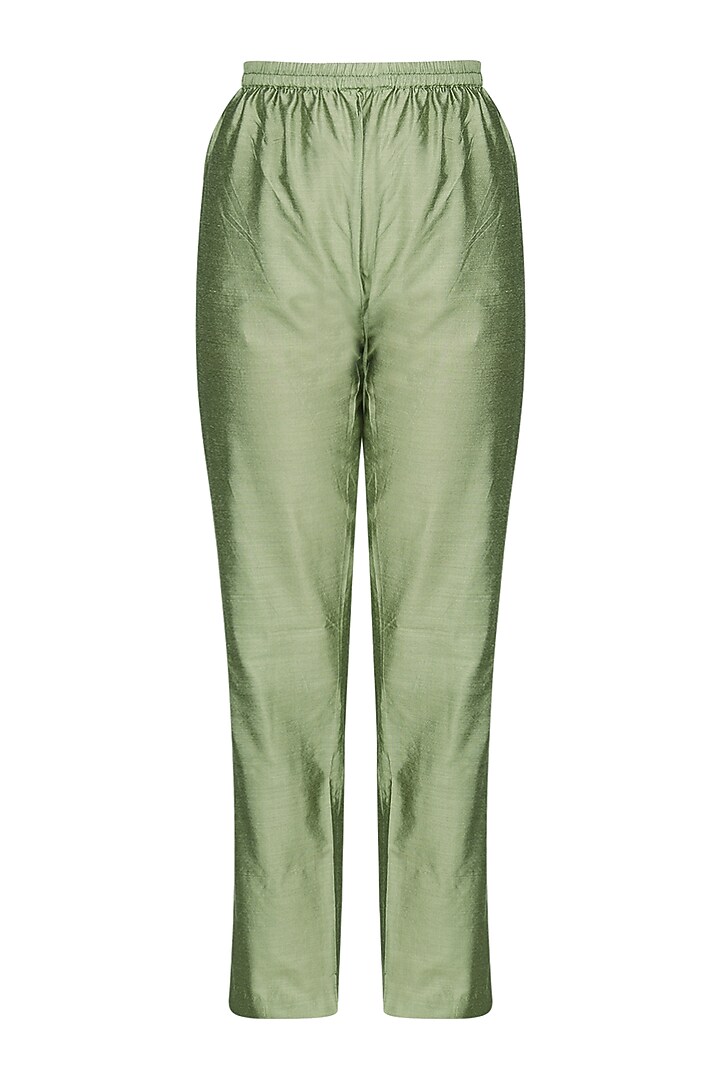 Green embroidered tunic with pants available only at Pernia's Pop Up Shop.