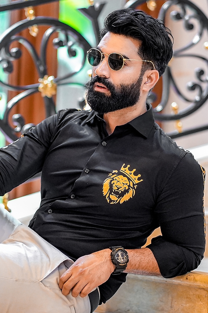 Badshah Handpainted Shirt – Avalipt