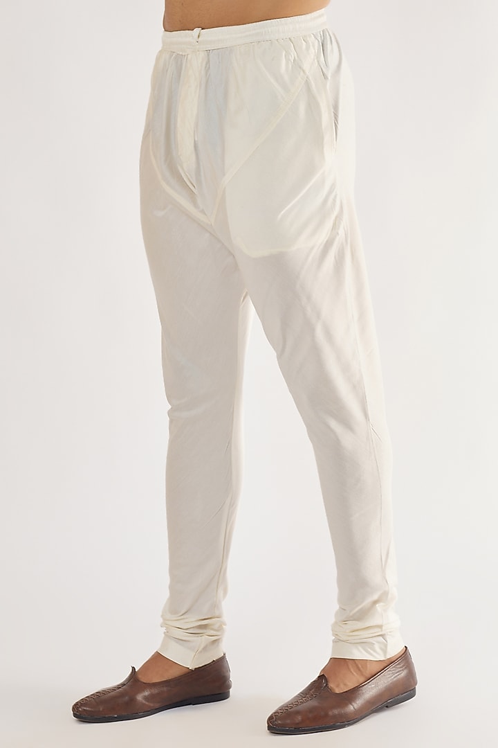 Cream Artificial Silk Embroidered Bundi Jacket Set by AVEGA at Pernia's Pop Up Shop