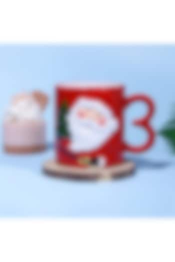 Red Ceramic Santa Claus Mug by A Vintage Affair at Pernia's Pop Up Shop