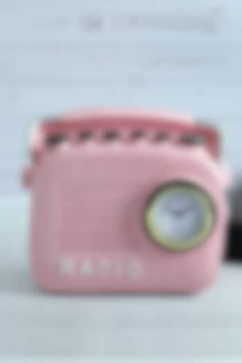 Pink Resin Vintage Radio Tabletop Accent by A Vintage Affair at Pernia's Pop Up Shop